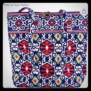 Vera Bradley Tote- Sun Valley EUC